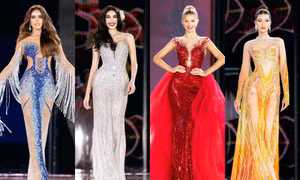 Ngắm nhan sắc Top 10 Miss Cosmo 2025 đẹp lộng lẫy trong trang phục dạ hội