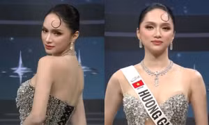 MGI All Stars: Hương Giang "bung skill" độc lạ, mặc thiết kế dạ hội nặng 19kg