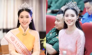 Ngắm nhan sắc đẹp hút mắt của Á hậu 1 Hoa hậu Việt Nam 2024 Trần Ngọc Châu Anh