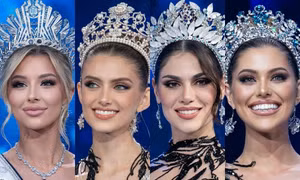 4 nàng hậu quốc tế "nuốt mic" trên sân khấu khi trả lời chung câu hỏi ứng xử