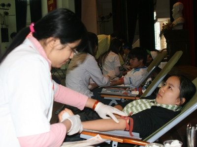 Hiến máu ngày rét không ảnh hưởng sức khỏe