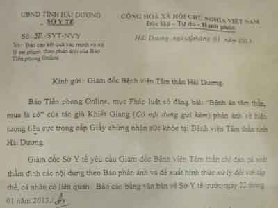 Vụ mua, bán bệnh án tâm thần: Rõ ràng có sai phạm