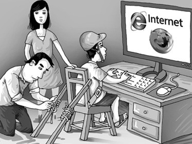 Không buông tay con trong thế giới mạng