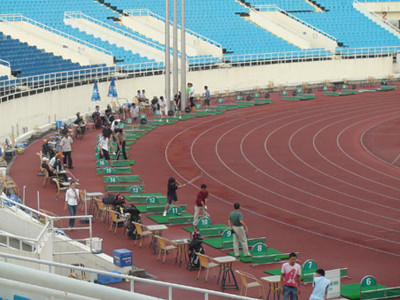 Nhà thi đấu tiền tỉ biến thành...vườn trẻ