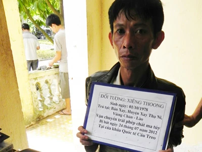 Thu giữ hơn 1kg ma túy ở cửa khẩu Cầu Treo