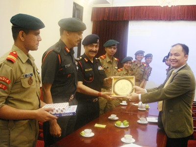 Thiếu sinh quân Ấn Độ giao lưu tại Việt Nam