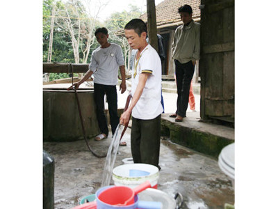 Nước giếng nóng bất thường do động đất?