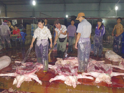 Rùng mình vào lò mổ 'bẩn' lúc nửa đêm