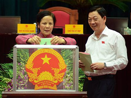 Kết quả tín nhiệm 18 lãnh đạo Hà Nội