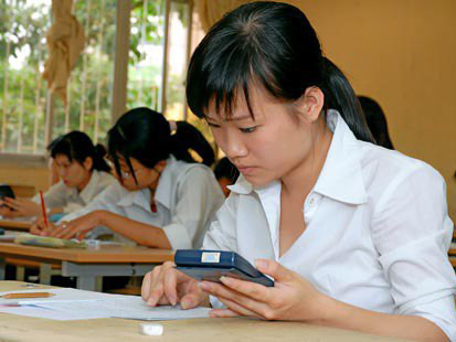 Những vật dụng thí sinh được mang vào phòng thi