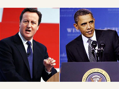 Nguyên thủ Anh – Mỹ bàn kế hoạch chống Gaddafi