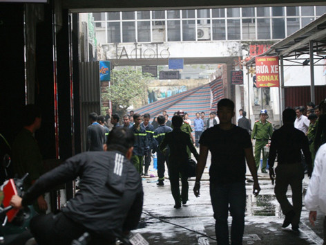 Cháy quán bar ở khu Zone 9 do hàn xì bất cẩn