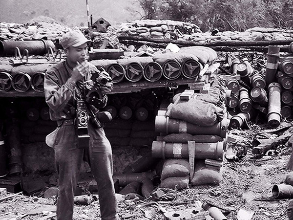 Lương Nghĩa Dũng trên đồi 365, năm 1971 Ảnh: Tư liệu