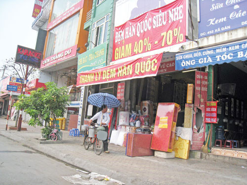 Cảnh giác với chăn đệm giảm giá 'sốc'