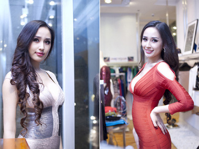 Mai Phương Thúy lộ đường cong hoàn hảo