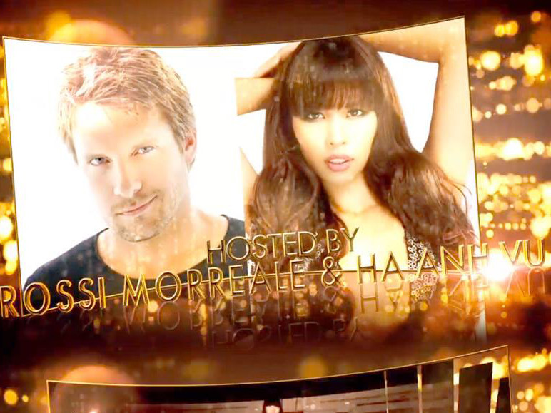 Hà Anh dẫn chung kết 'Miss Global' cùng MC điển trai của Mỹ