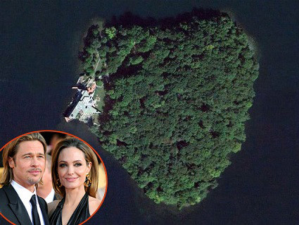 Cận cảnh đảo trái tim 400 tỉ đồng Angelina Joile mua tặng chồng