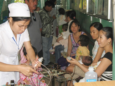 Thời tiết thay đổi, trẻ dễ bị viêm tai giữa	Ảnh: L.N