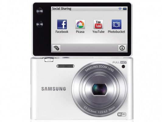 Máy ảnh Samsung điều khiển bằng cử chỉ, kết nối mạng