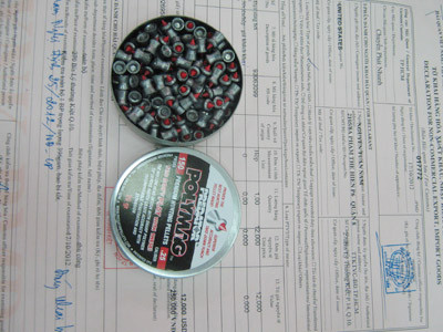 Quà gửi từ Mỹ chứa... hơn 300 viên đạn