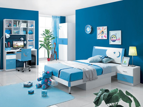 Nội thất xanh dương cho nhà mát lạnh