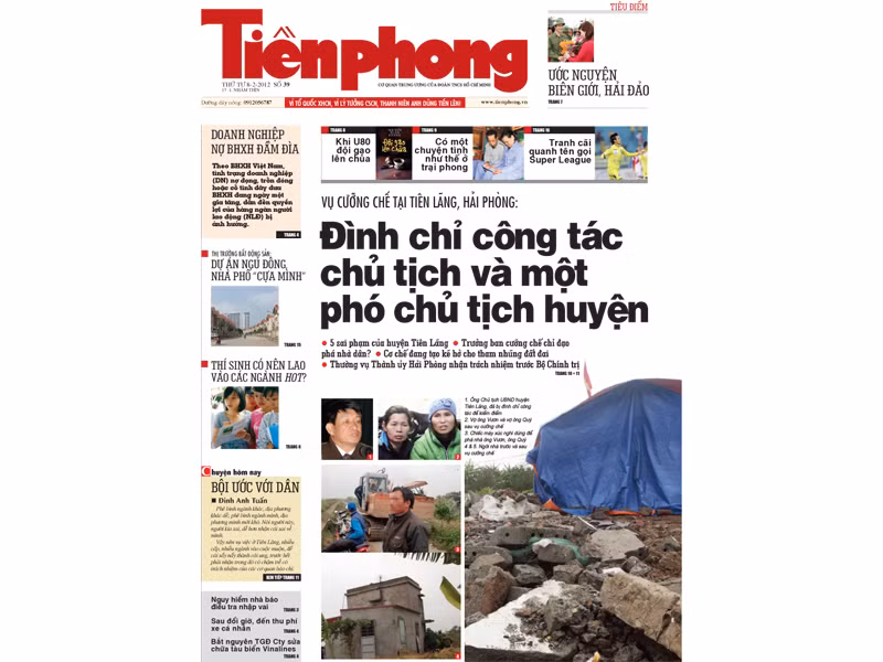 Tiền Phong số ra ngày 8-2 có gì chú ý?