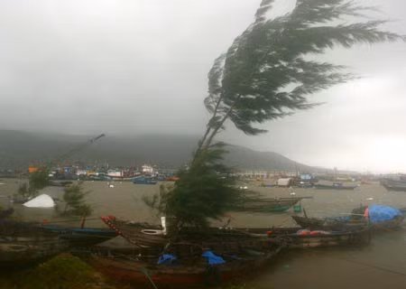 Bão số 2 gây mưa lớn ở Bắc bộ