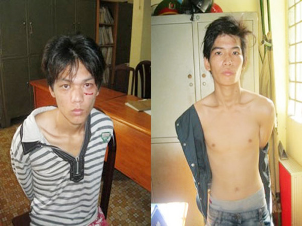 Lục Định An (trái) và Huỳnh Quốc Hòa (phải)