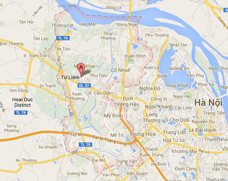 Quận Bắc Từ Liêm rộng hơn Nam Từ Liêm khoảng 1.000ha