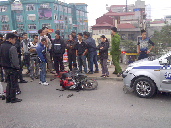 Hiện trường vụ tai nạn