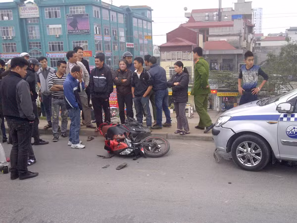 Hiện trường vụ tai nạn