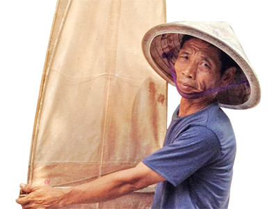 Diều siêu nhẹ duy nhất VN ở làng cá kho Đại Hoàng