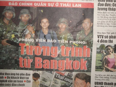 Tiền Phong ở điểm nóng thế giới