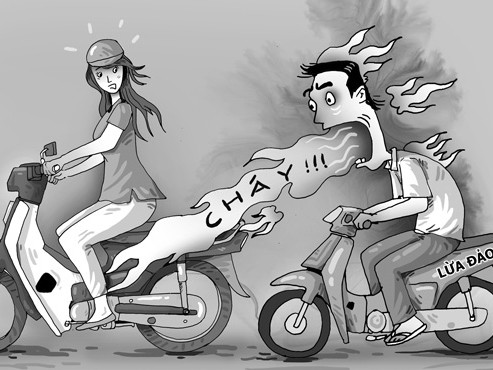 Cảnh giác với các chiêu lừa trên phố