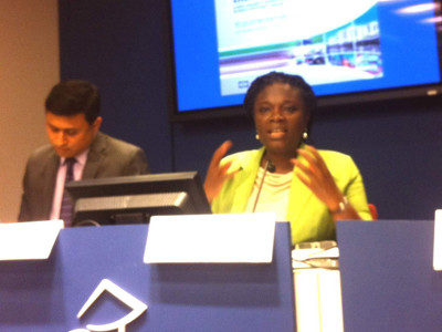 Bà Victoria Kwakwa- Giám đốc WB tại Việt Nam Ảnh: Phong Cầm