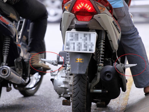 Ẩn họa từ thiết bị xe máy