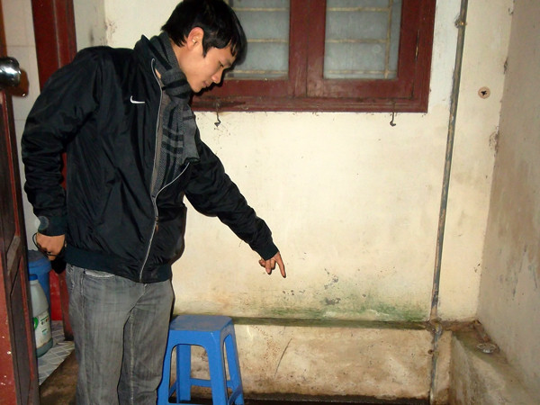 Phát hiện xác thai nhi ở Ký túc xá