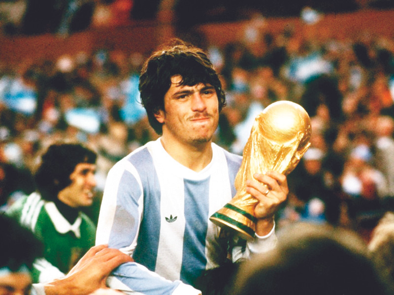 Đội trưởng Daniel Pasarella và chức vô địch World Cup 1978 của Argentina Ảnh: Getty Images
