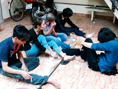 Các nghi can tại cơ quan điều tra