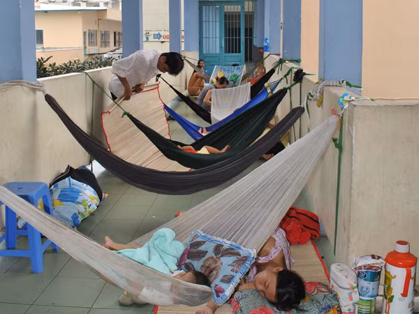 Đột biến bệnh nhi nhập viện