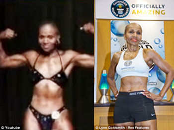 Cụ bà 74 tuổi khỏe như lực sỹ