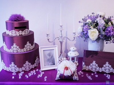 Sắc tím lãng mạn cho đám cưới của bạn