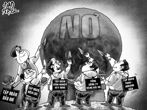 Tập đoàn Dầu khí đứng đầu bảng nợ