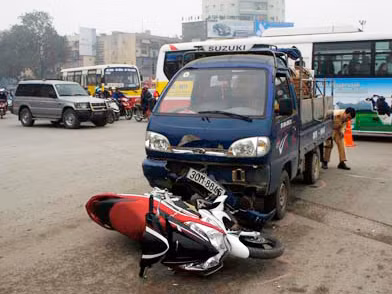 Hiện trường vụ tai nạn
