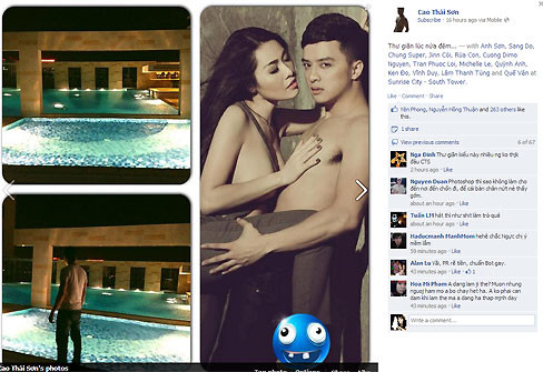 Cao Thái Sơn lại cởi áo Quế Vân khoe ngực trần