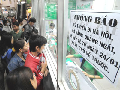 'Cháy' vé xe thương hiệu