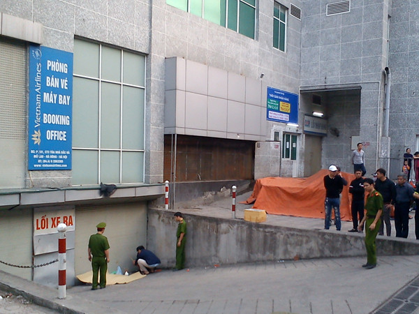 Hiện trường nơi phát hiện thi thể nạn nhân