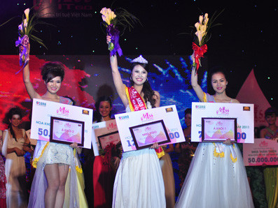 Nguyễn Thị Thương đoạt danh hiệu Miss ITgo 2011