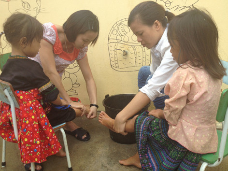 Trường mầm non nơi lưng chừng núi