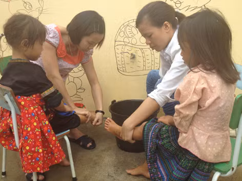 Trường mầm non nơi lưng chừng núi